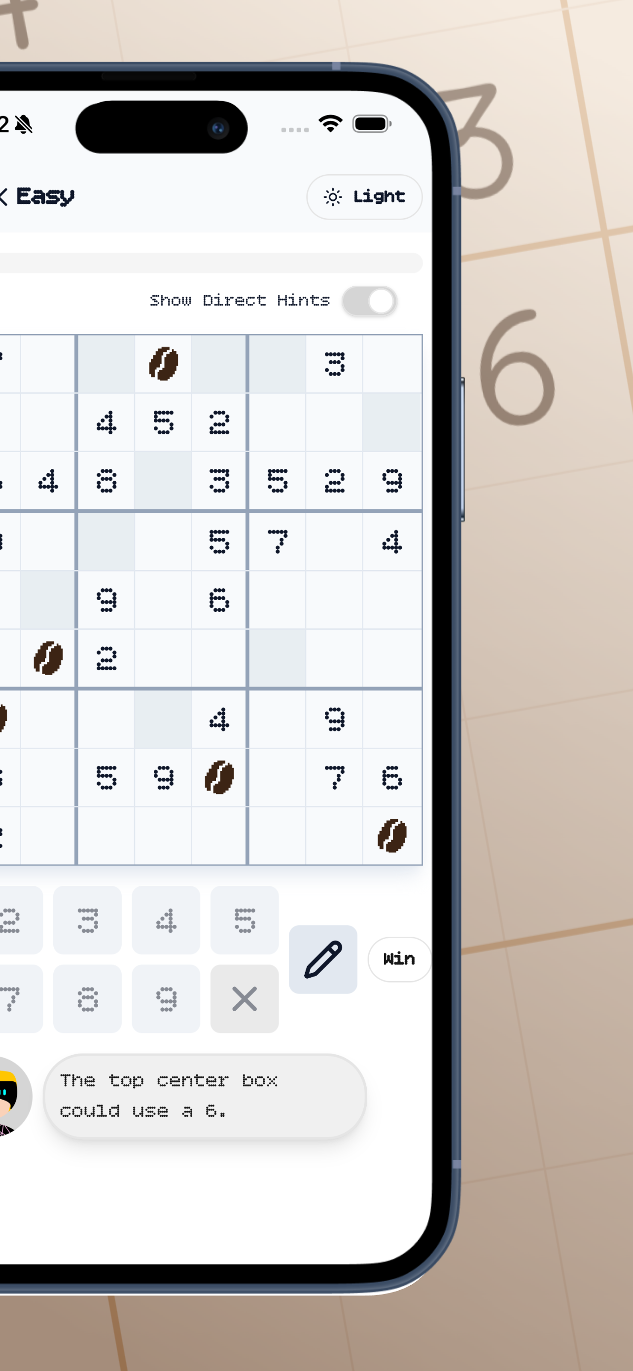 Coffee Sudoku Zen Mode preview