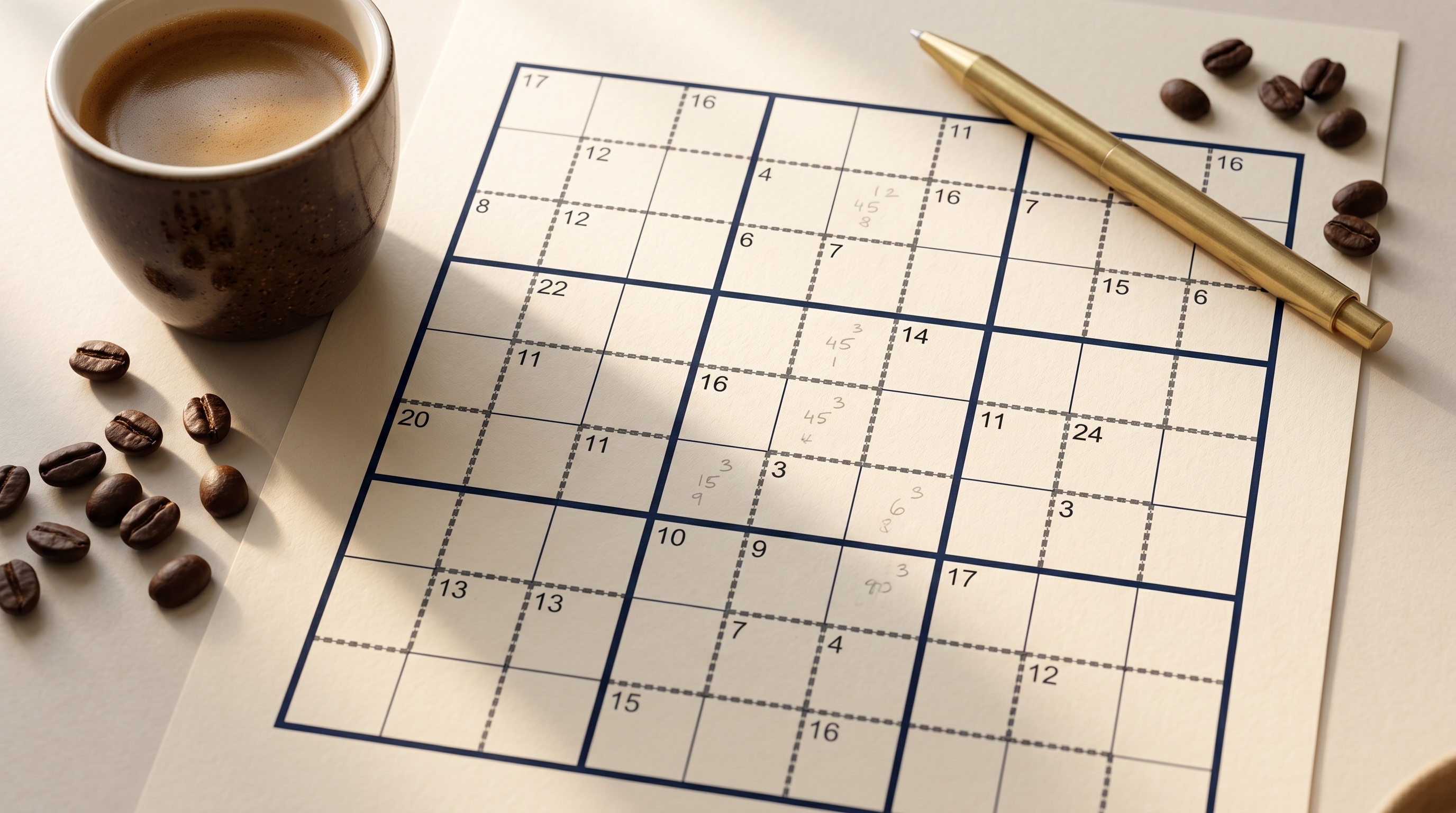 A killer sudoku to try with your coffee
